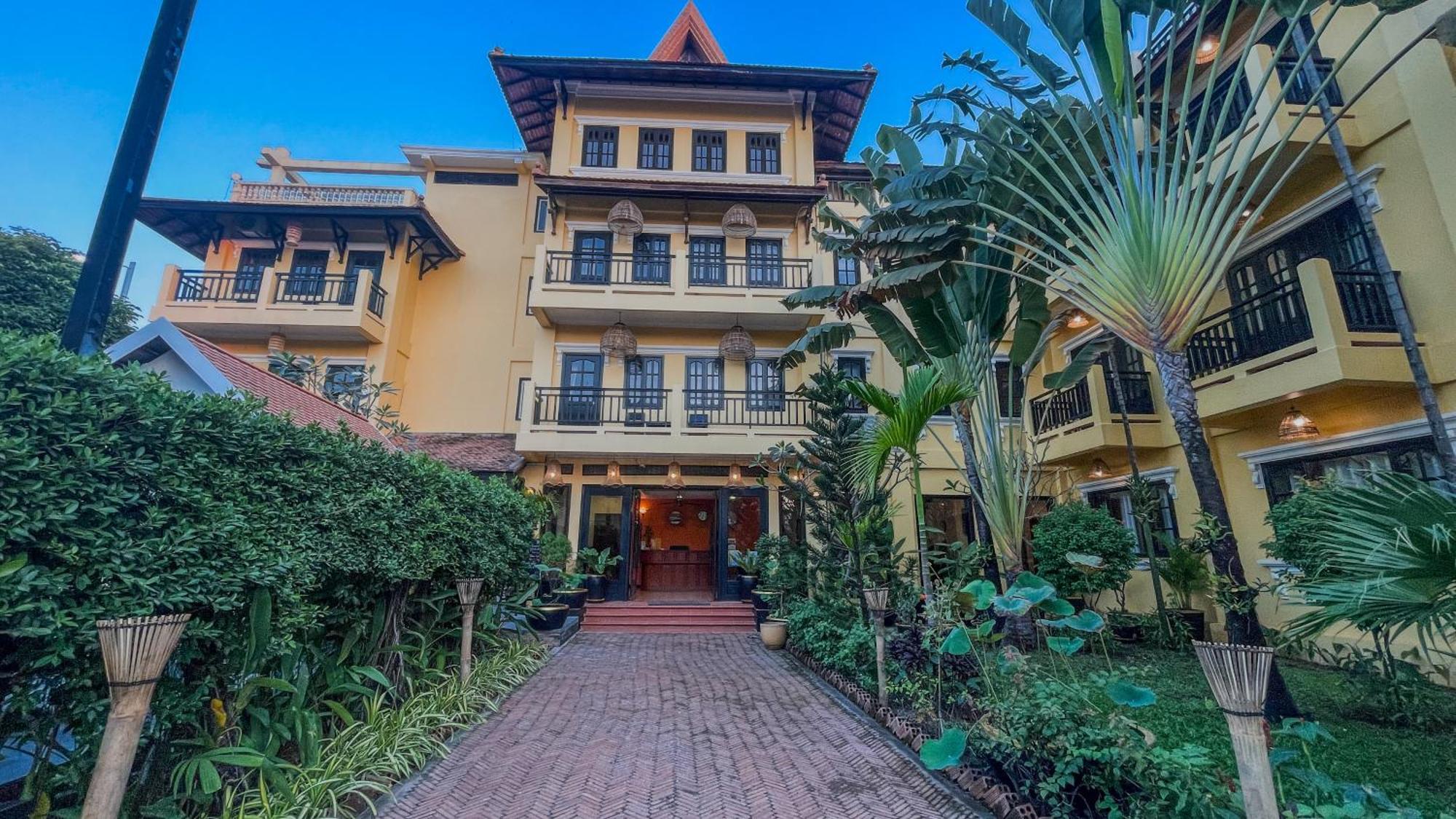 Villa Indochine D'Angkor Siem Reap Esterno foto