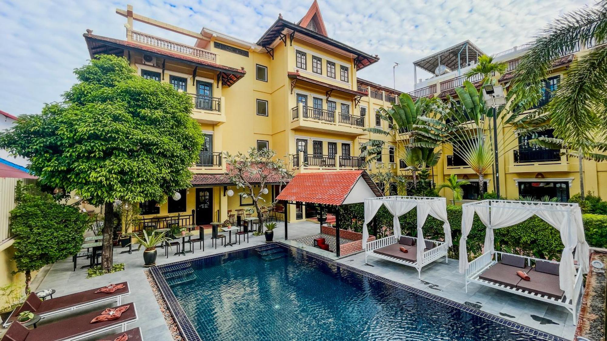 Villa Indochine D'Angkor Siem Reap Esterno foto