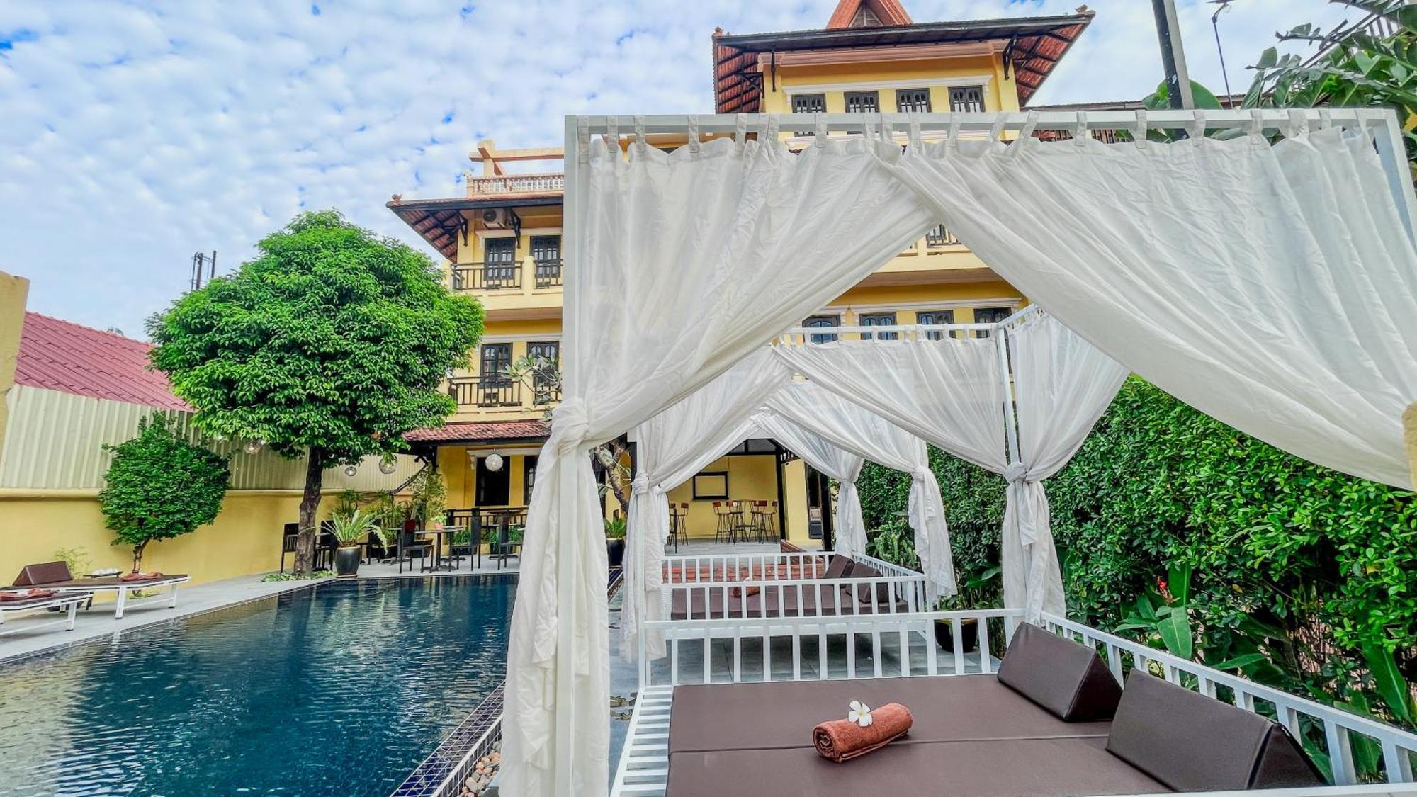 Villa Indochine D'Angkor Siem Reap Esterno foto