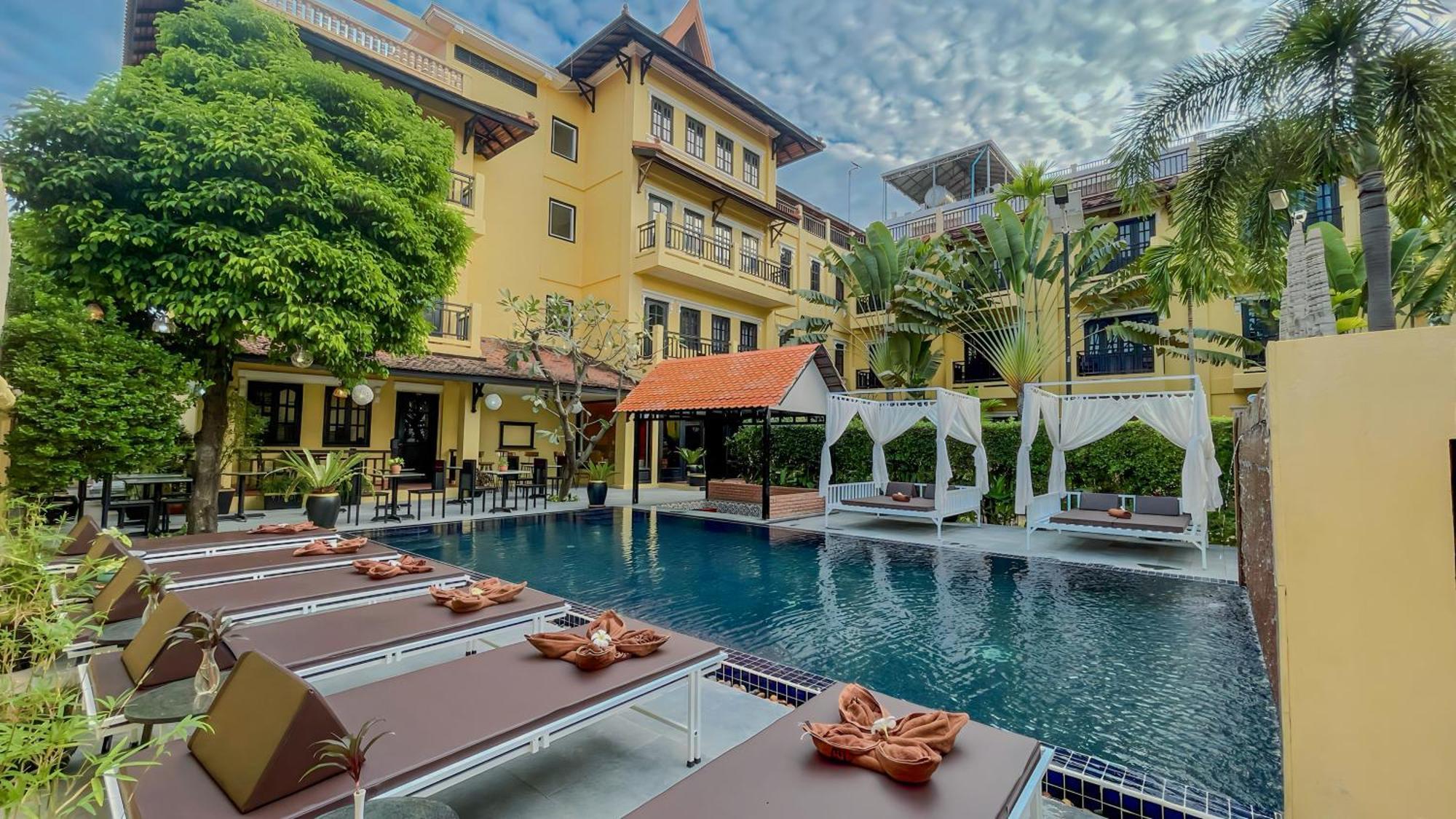 Villa Indochine D'Angkor Siem Reap Esterno foto